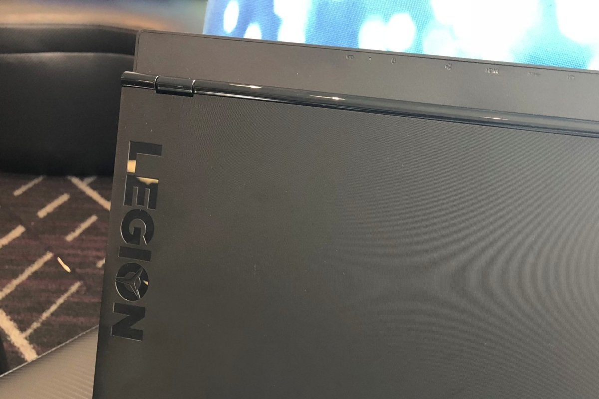 lenovo legion y530 lid logo detail