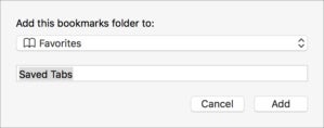 mac911 add bookmarks for tabs