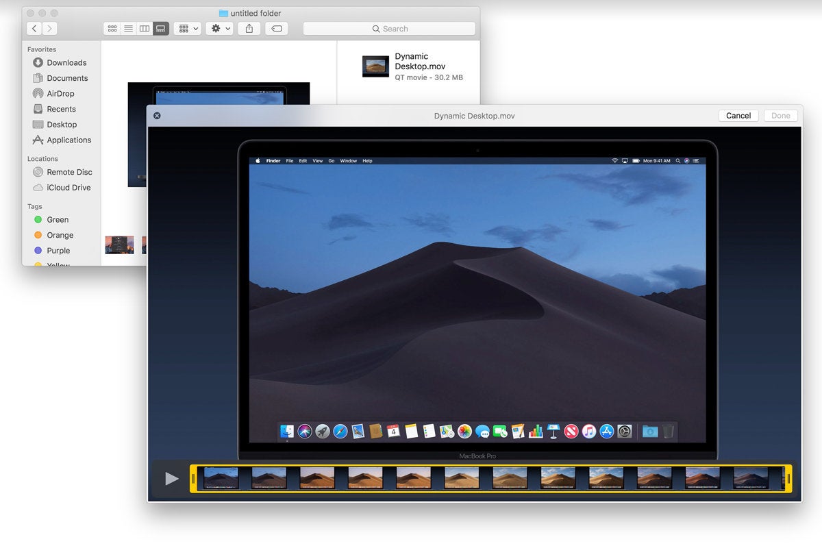Apple, Mac, macOS, OS X, Mojave, Operating system, Mac, Quick Actions