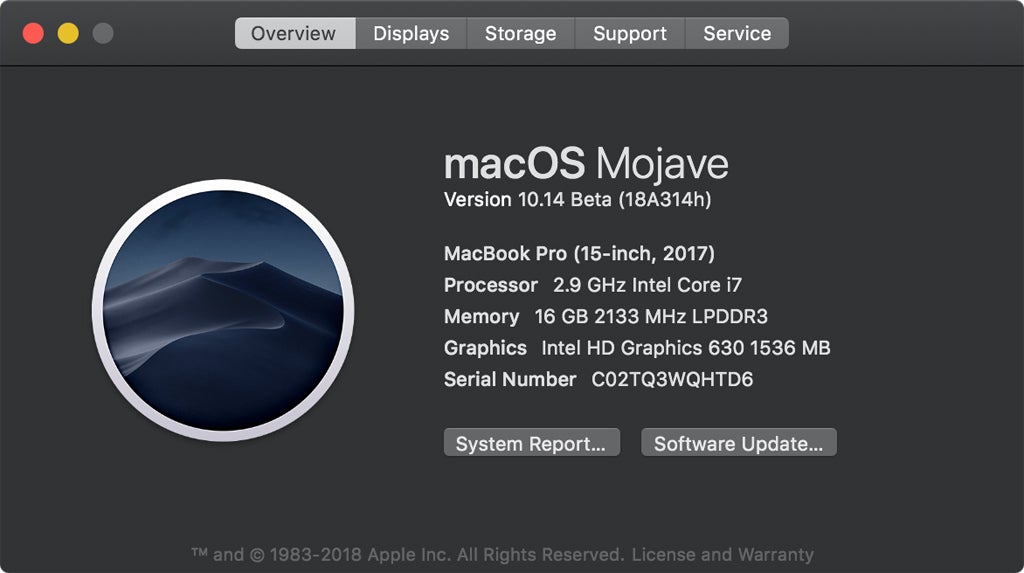 mac os mojave requirements