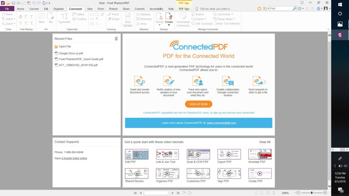 Foxit Phantompdf Business 9 Review A Capable Acrobat Alternative Pcworld