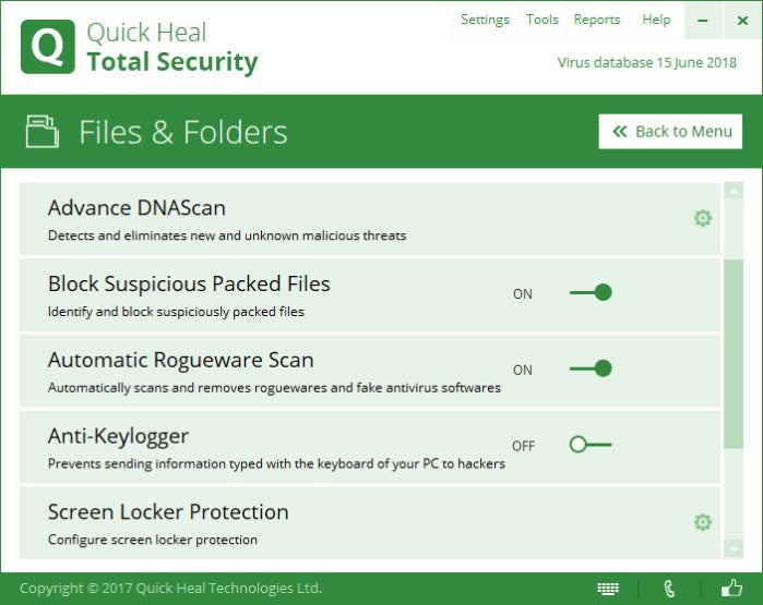 quickhealtotalsecurityfilesandfolders