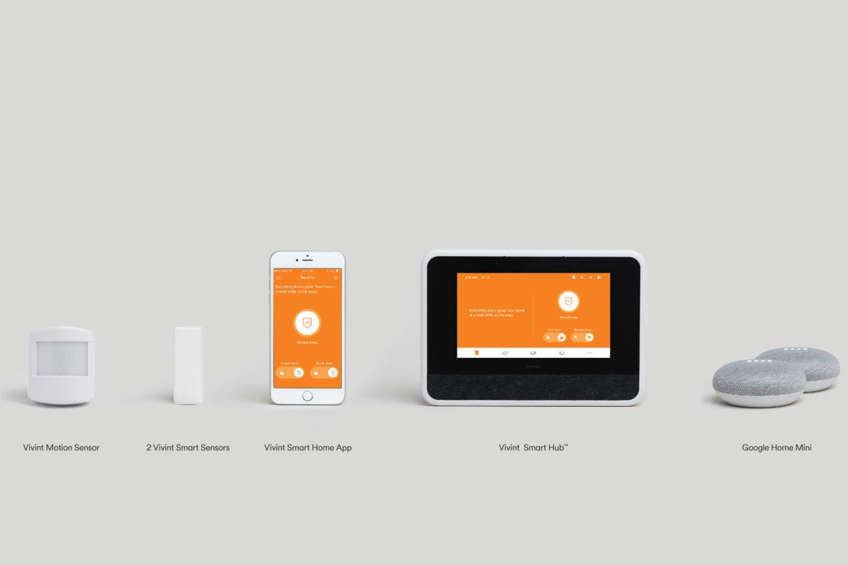 Vivint Smart Home bundles two Google Minis with its starter kits