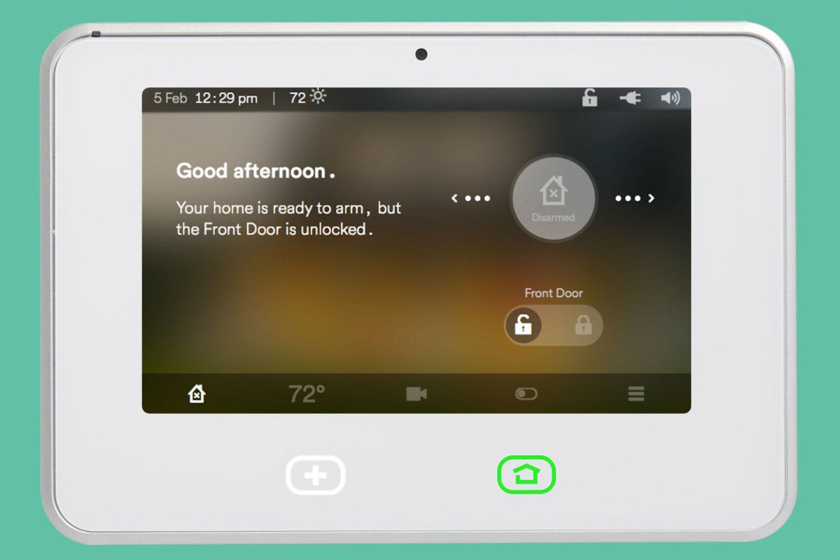 vivint smart home control panel