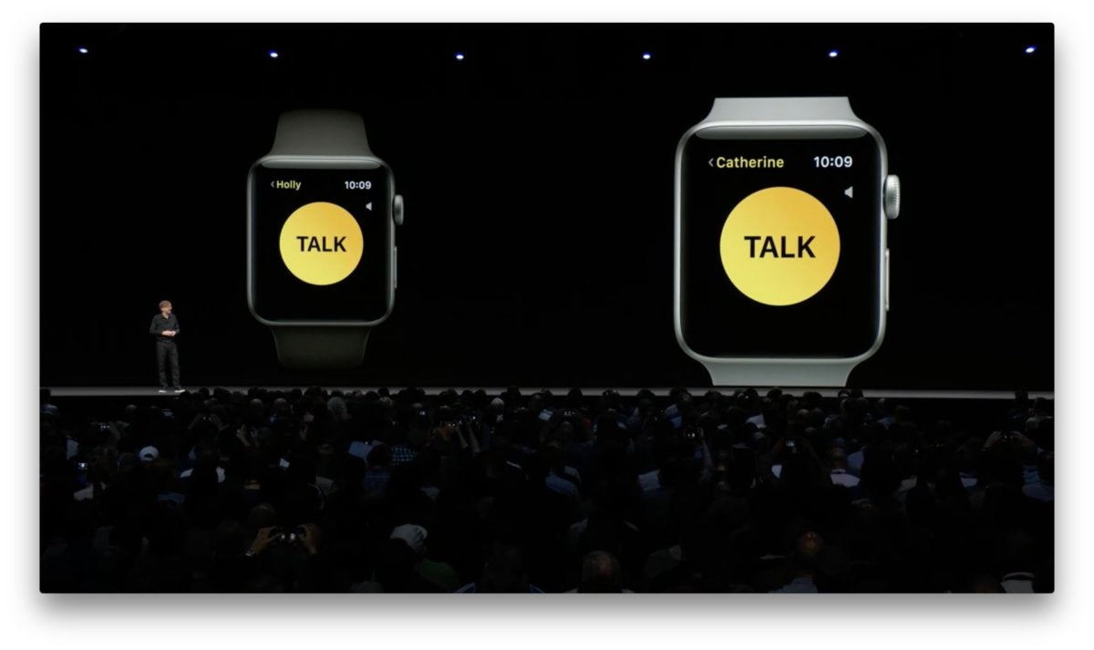 watchos 5 walkie talkie