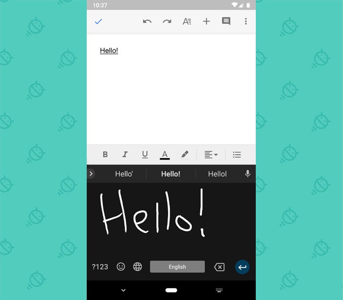Android Keyboard Shortcuts - Handwriting (2)
