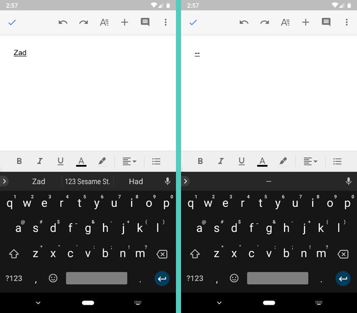 Android Keyboard Shortcuts - Substitute Text (2)