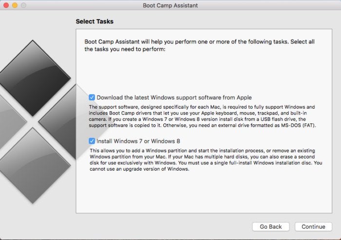 use bootcamp to install windows 7 on mac