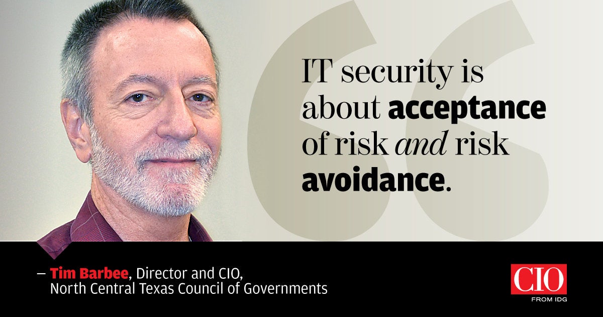 CIO [2018-07-31] > Tim Barbee, director and CIO, North Central Texas Council of Governments