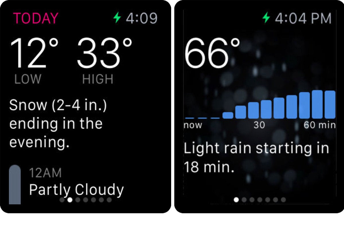 dark sky apple watch