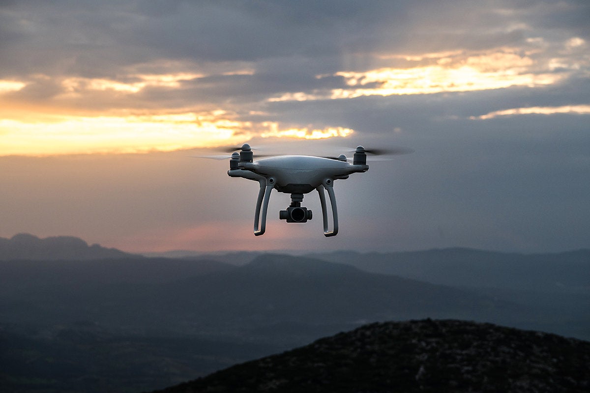 hovering drone / camera / propellor blades