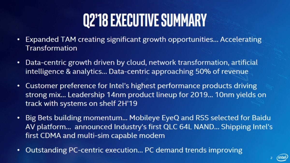 intel earnings slide