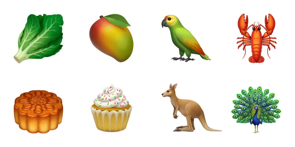ios12 emoji food animals