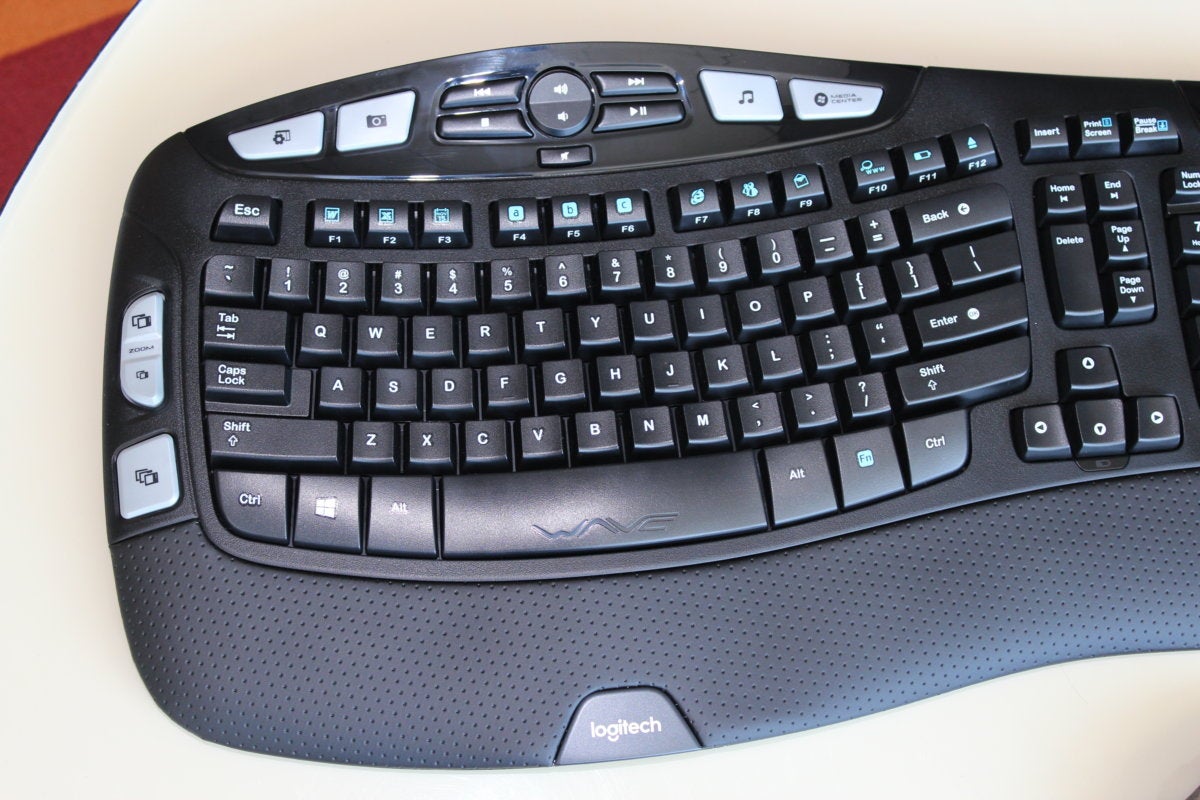 Logitech Wireless Keyboard K350 review: This ergonomic keyboard better keys | PCWorld