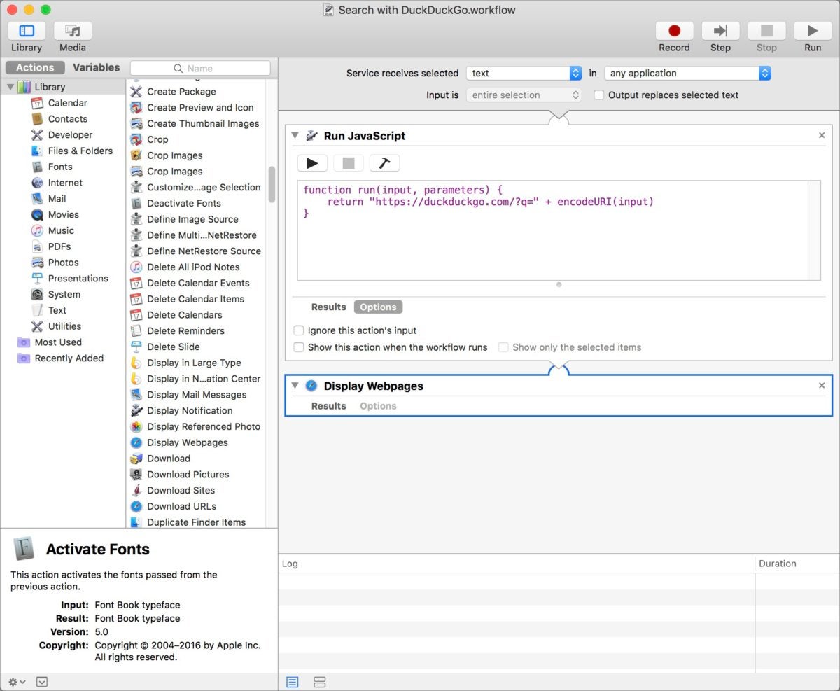 mac911 make automator service