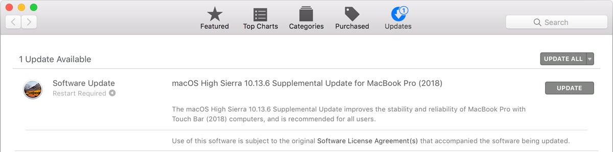 how to update macbook to 10.13