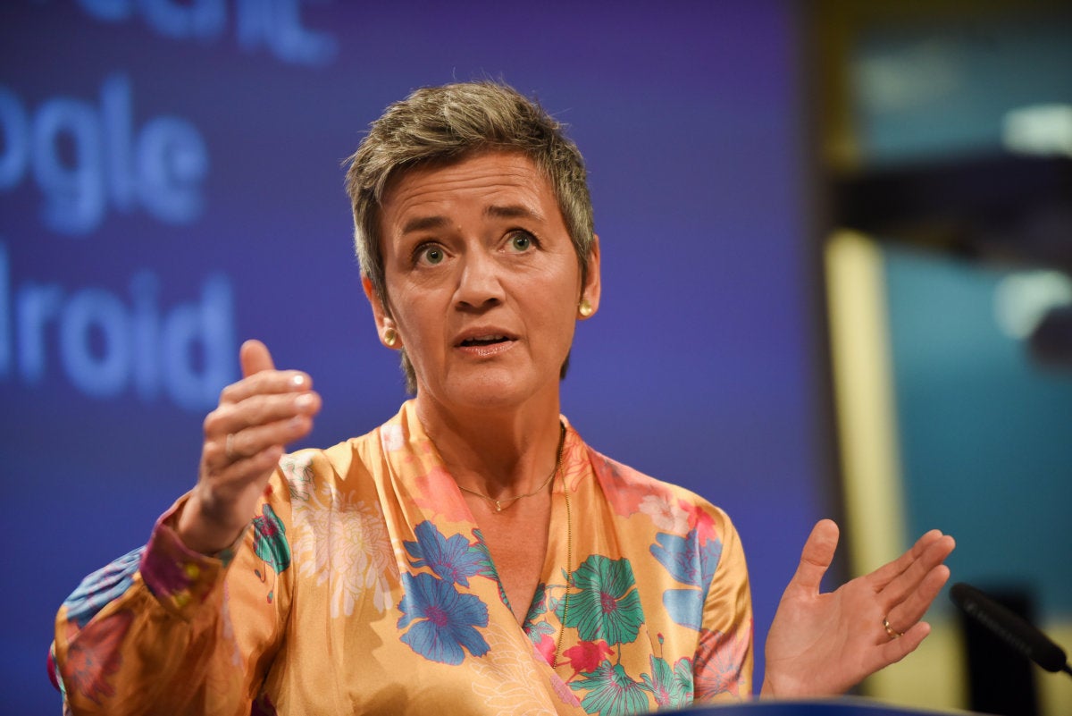 margrethe vestager google android