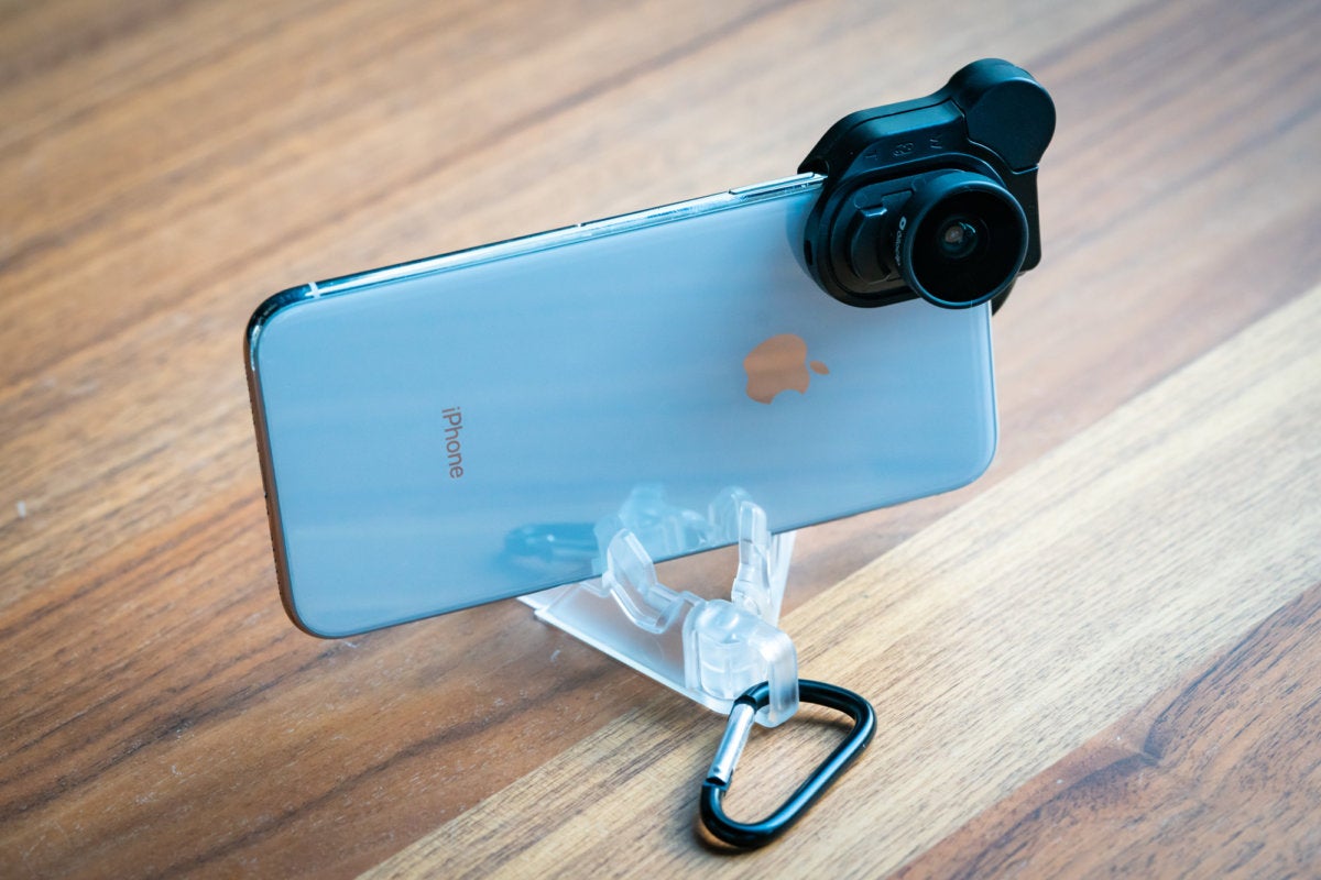 Olloclip iPhone X stand