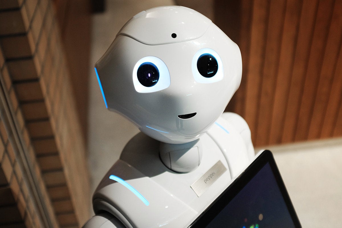 Pepper, a humanoid robot by Softbank Robotics
