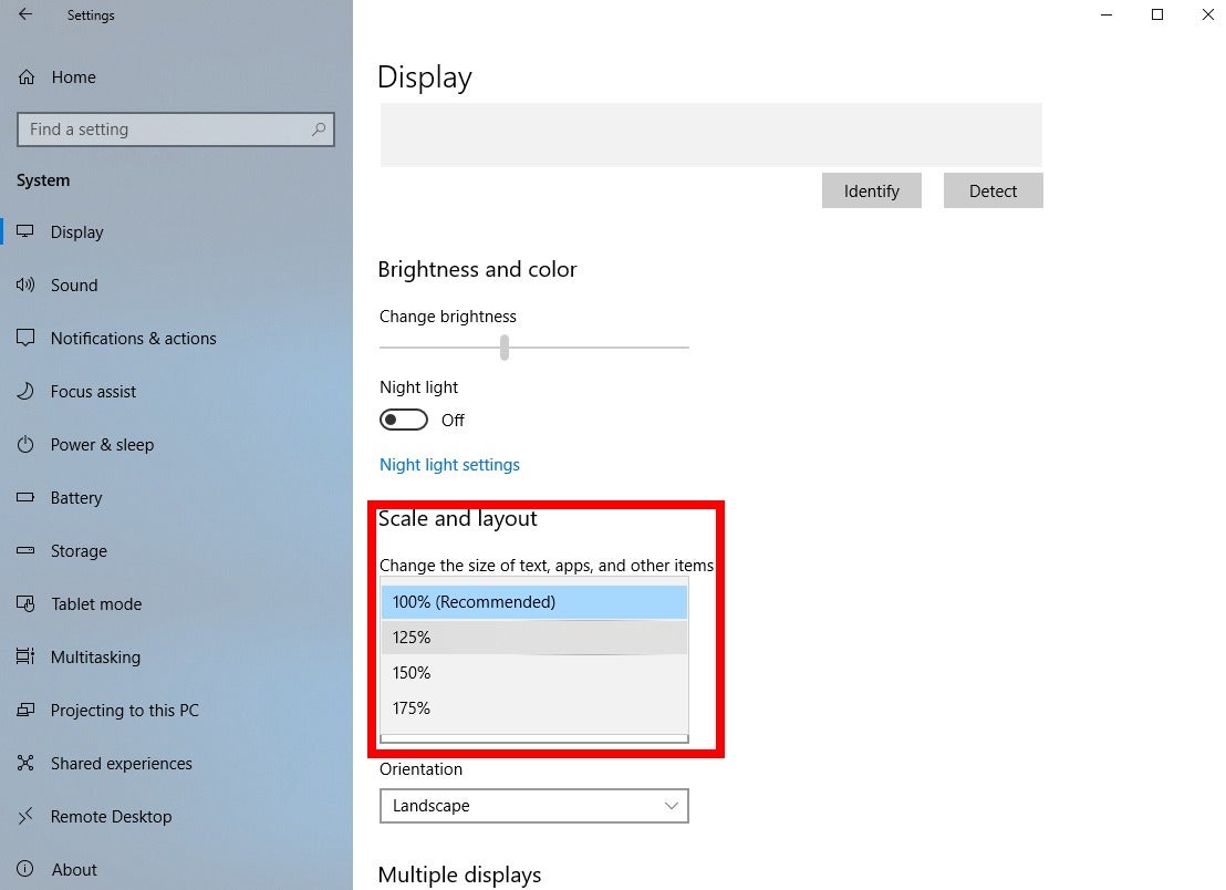 how to resize display on monitor