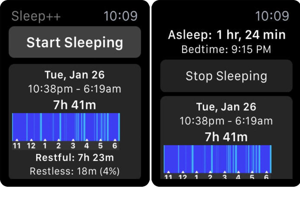 sleep++ apple watch