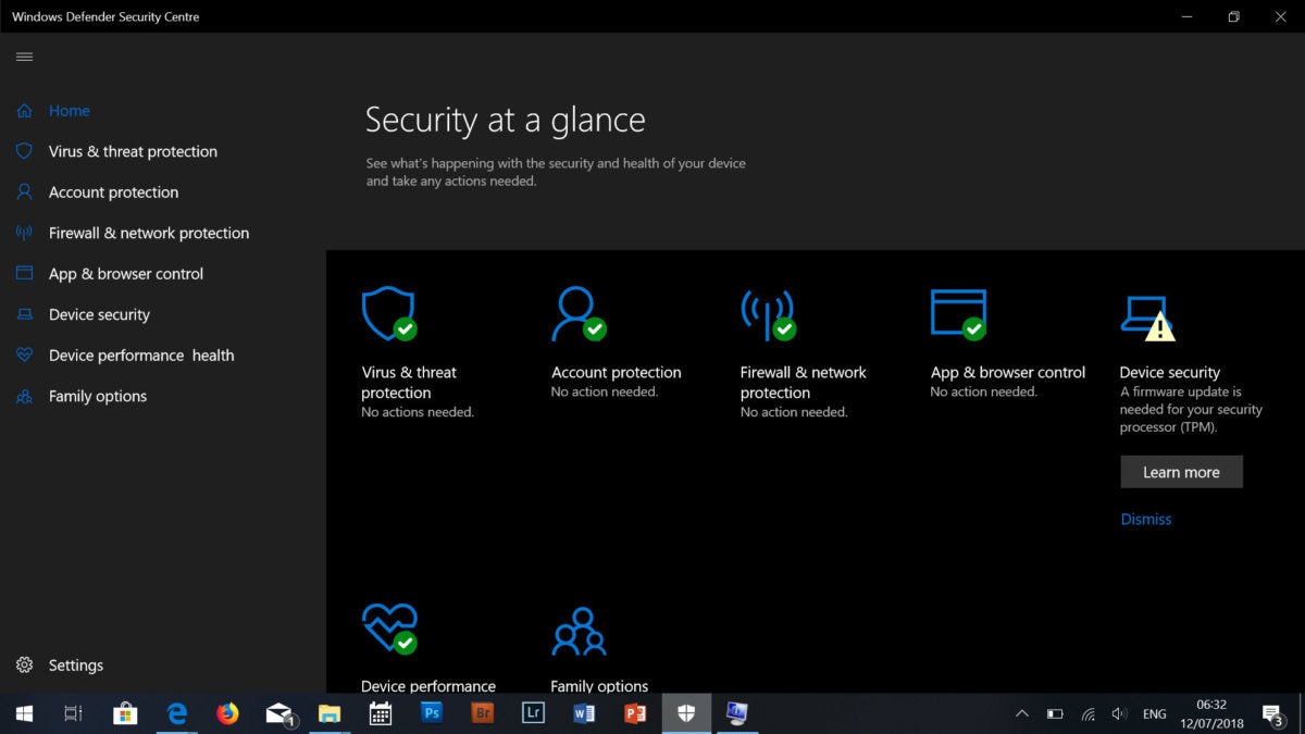 Surface Pro 2 TPM warning