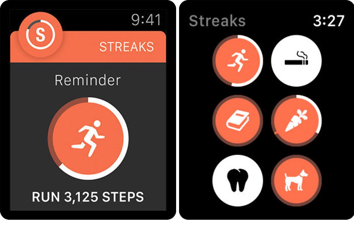 streaks apple watch