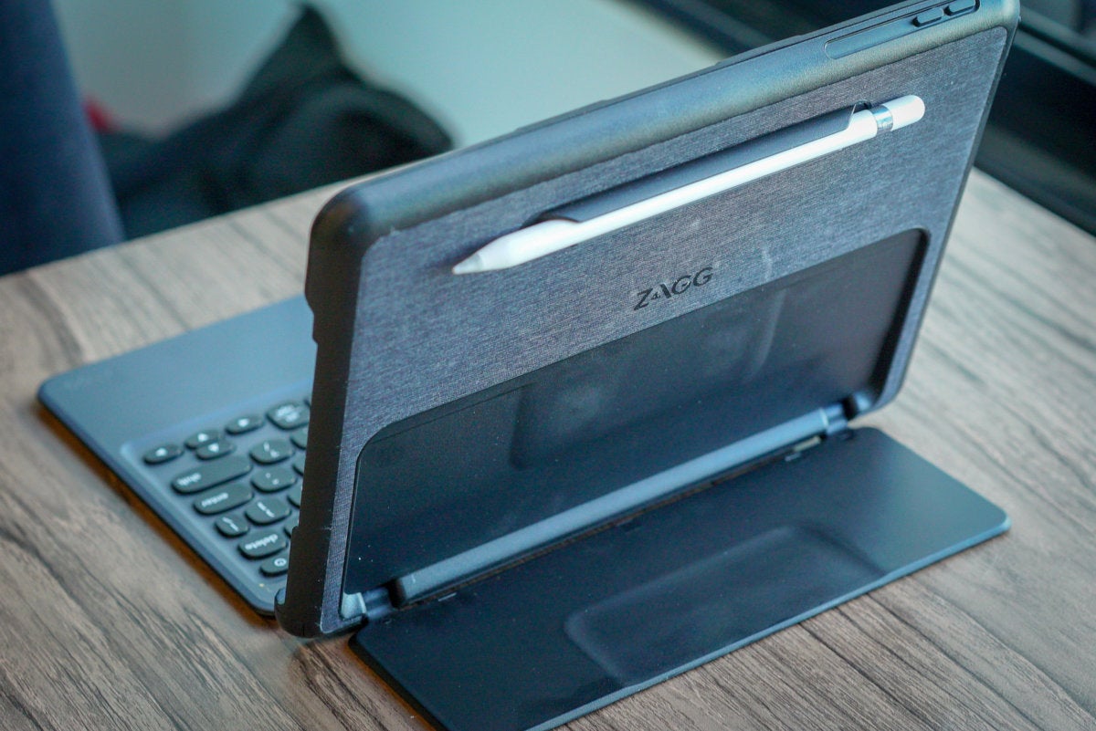 zagg nomad book ipad keyboard case stand