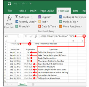 if statement excel