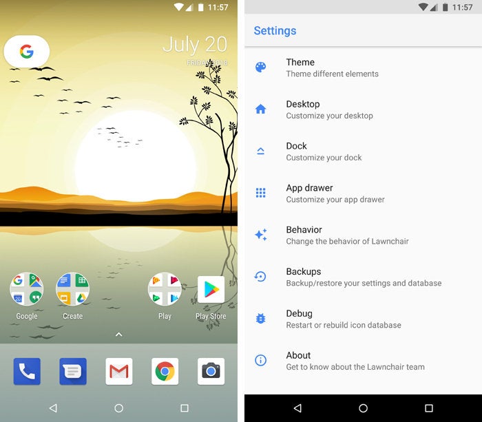 refresh old android phone - lawnchair launcher