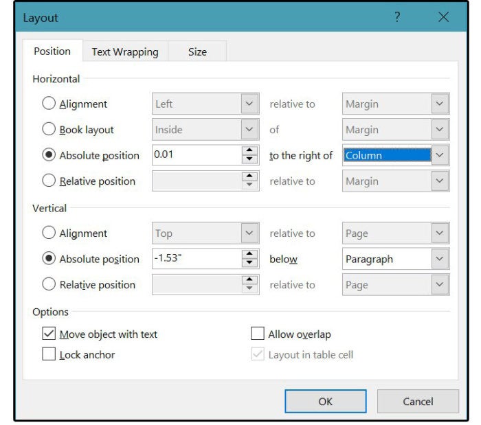 08b choose an absolute or a relative position