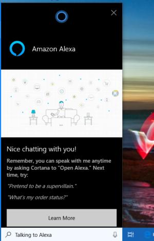 Microsoft Cortana Amazon Alexa