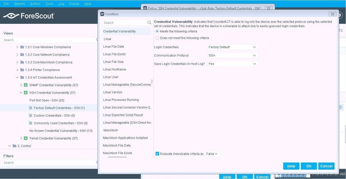 IoT Credential Assessment