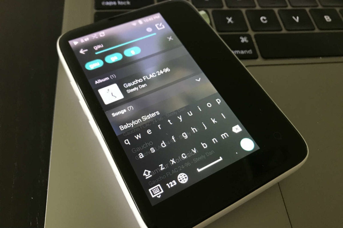 The Activo CT10’s on-screen keyboard is extremely small.