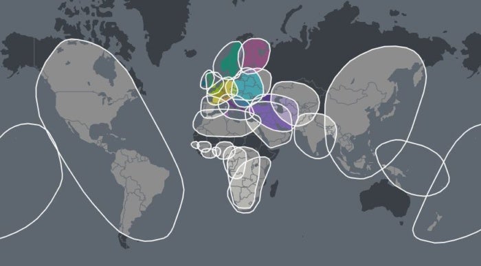 ancestrydna regions