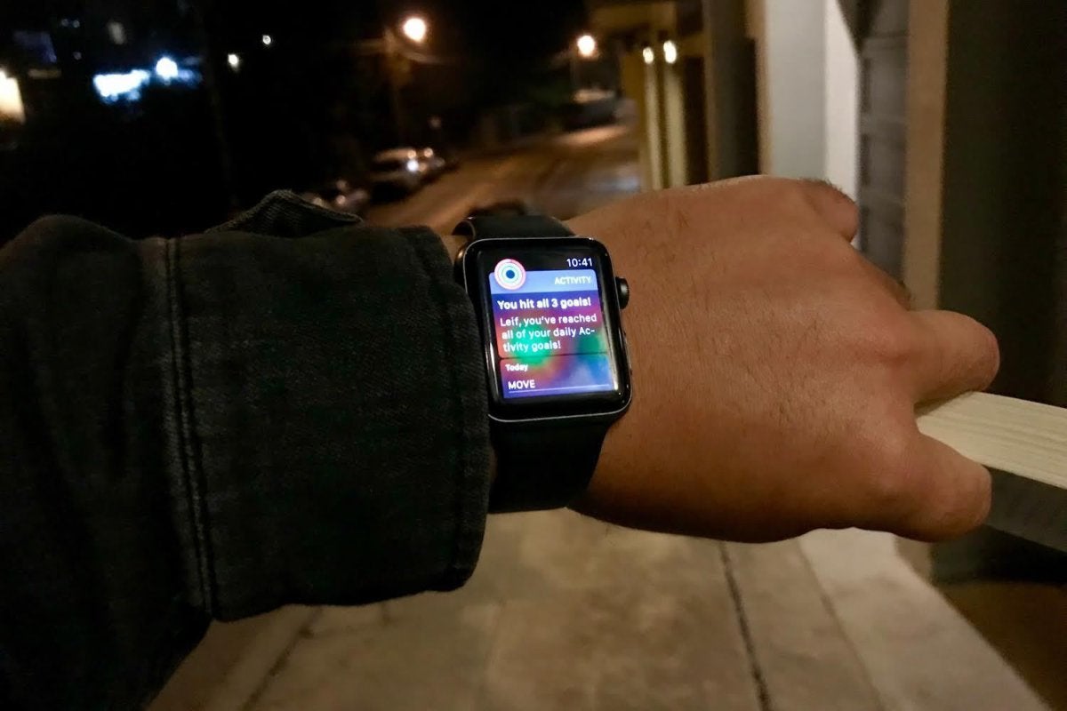 apple watch late night