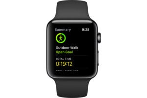 apple watch open walk summary