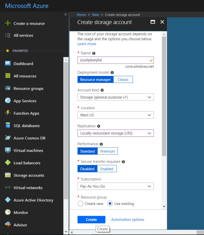 azure file storage figure 3