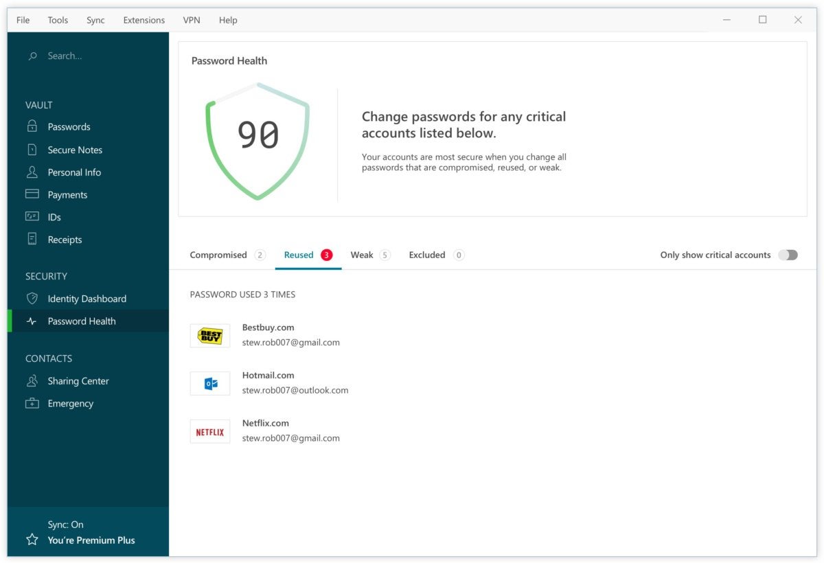 dashlane yubikey