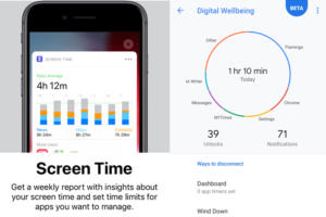 digital wellbeing screen time