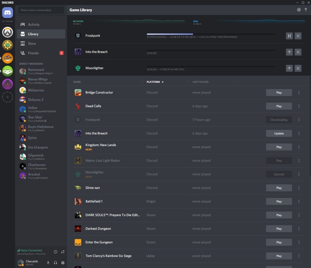 discord universal library