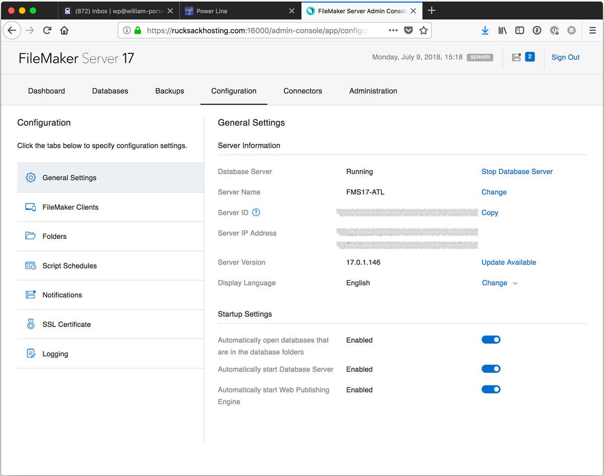 updating filemaker pro database from older version