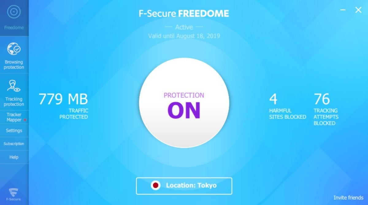 F Secure Freedome Review A Vpn With Some Built In Antivirus Features Pcworld