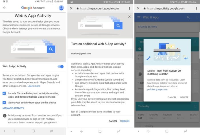 Google Privacy Checkup FAQ: How to limit tracking and still use the