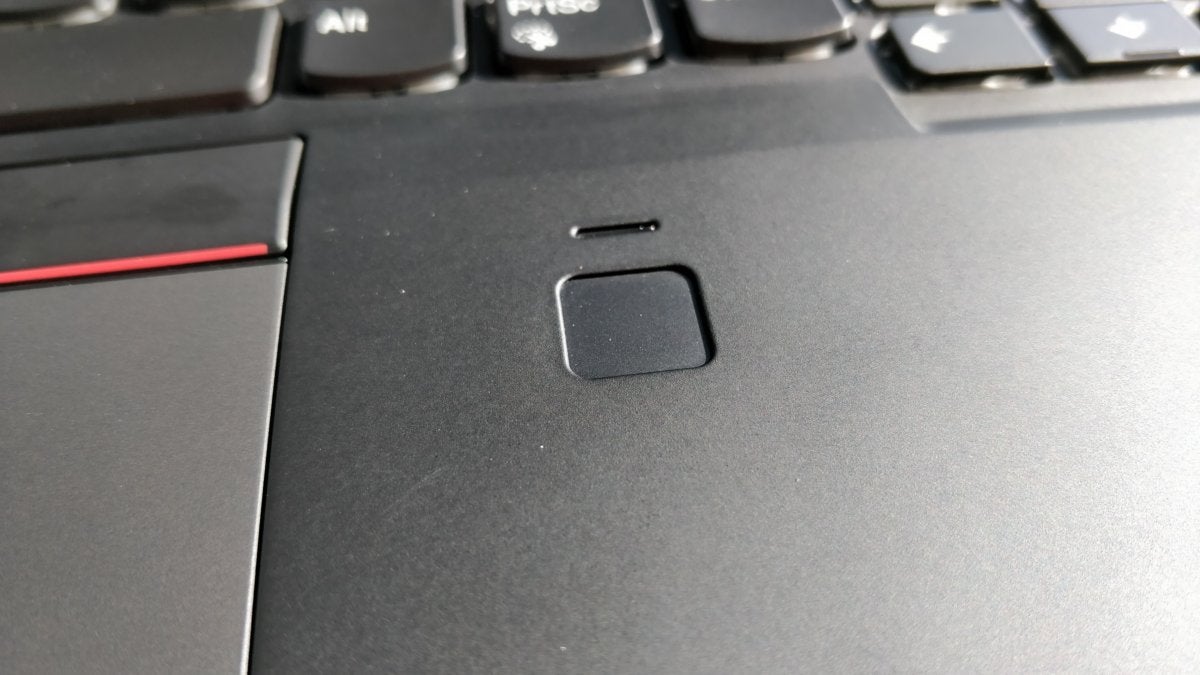 Lenovo ThinkPad X1 Carbon 6th Gen fingerprint reader