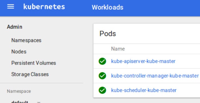 kubernetes dashboard