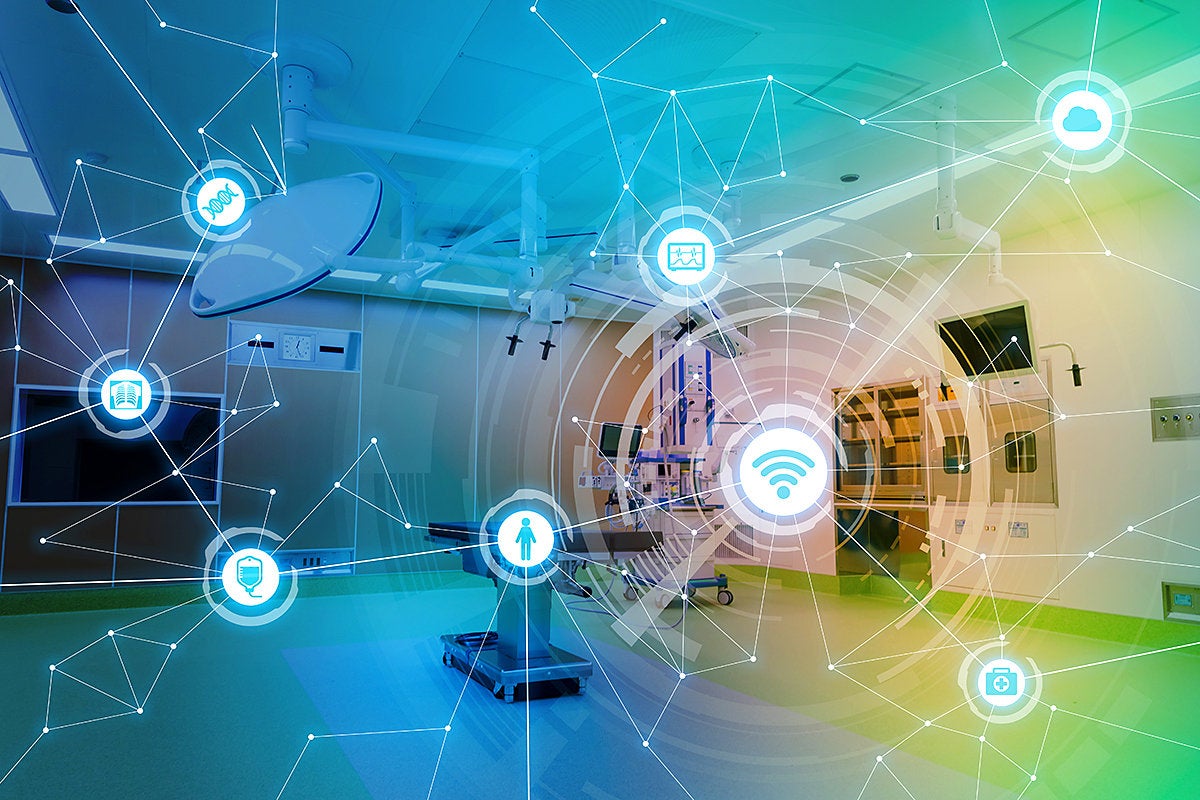 medical network h/ ealthcare IoT / hospital connections and communications