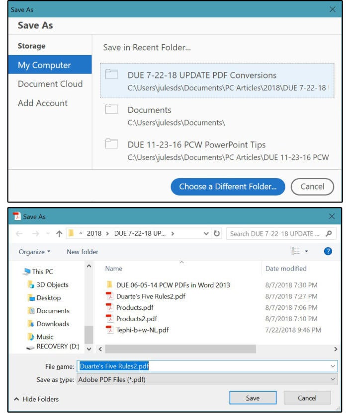 pp13 save as adobe pdf