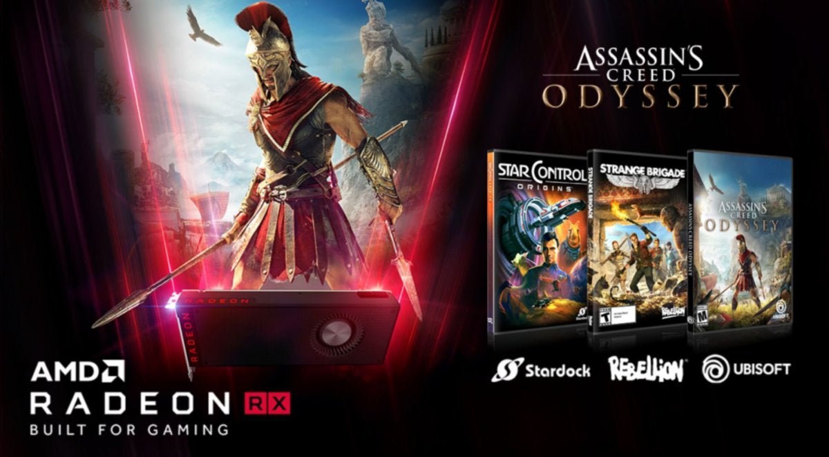 AMD Bundles Assassin's Creed: Odyssey And Two More Free Games With Radeon Graphics Cards
