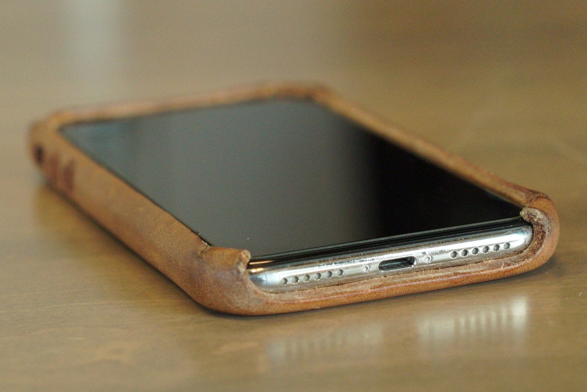 saddleback boot leather iphone case bottom